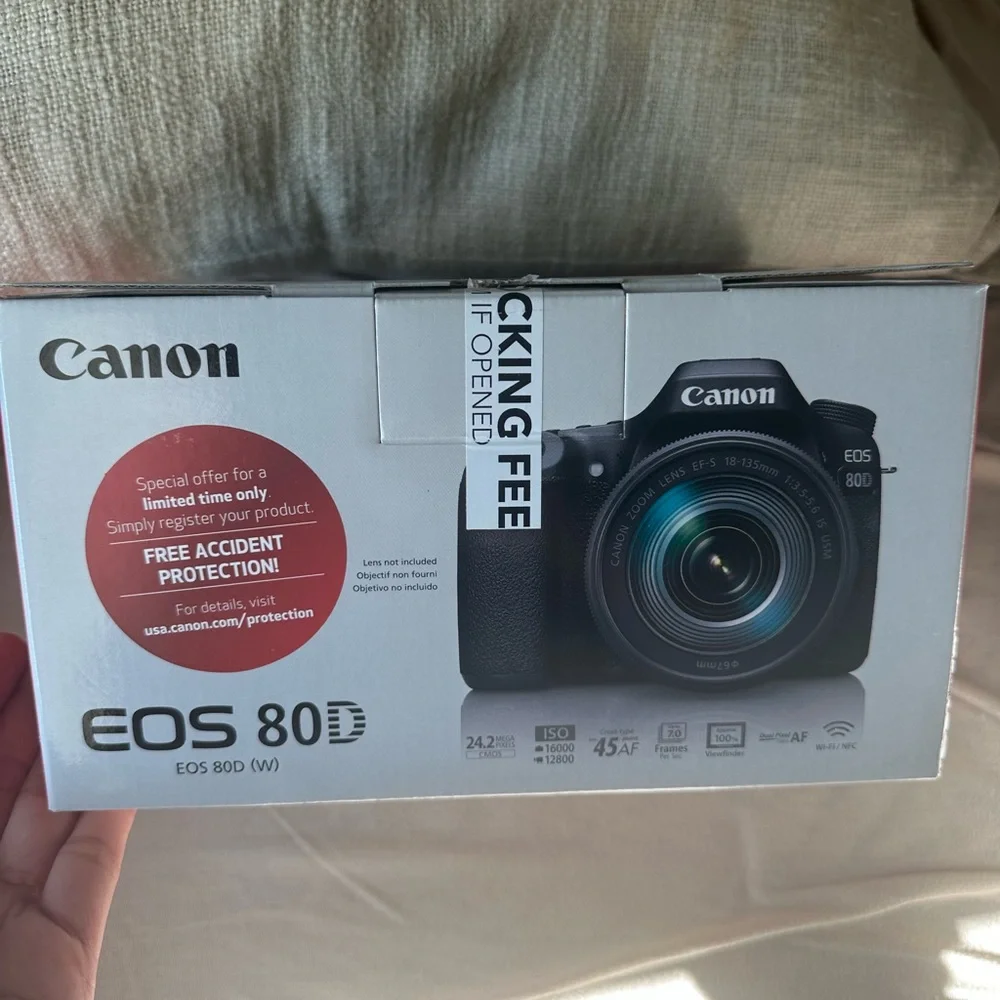 Canon Black Digital Camera Professional DSLR